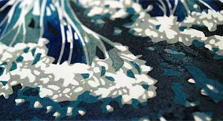 Relief print surface