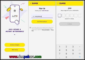 Zupee Ludo Par Account kaise banaye जूपी लूडो ऐप्प पर अकाउंट कैसे बनाएं ?