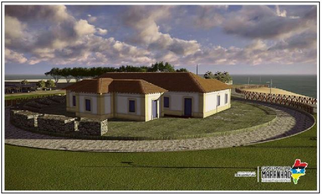 Após a conclusão da obra, este será o novo Forte de Santo Antônio