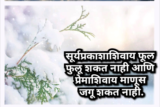 Nature quotes in marathi | निसर्गावर सुंदर असे सुविचार व status | 💝✌