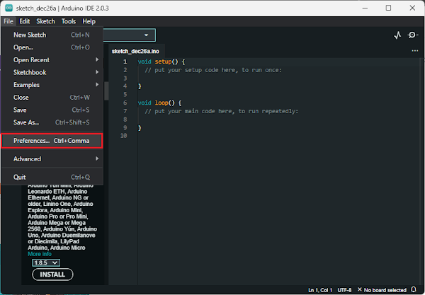    Seperti yang sudah kita bahas di artikel sebelumnya tentang    Cara Install Board ESP32 di Arduino IDE