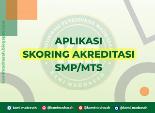 Aplikasi Skoring Akreditasi SMP/MTs [Excel]