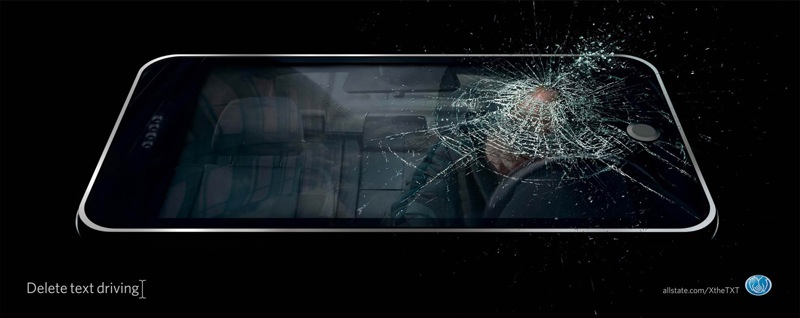 Allstate delete text driving