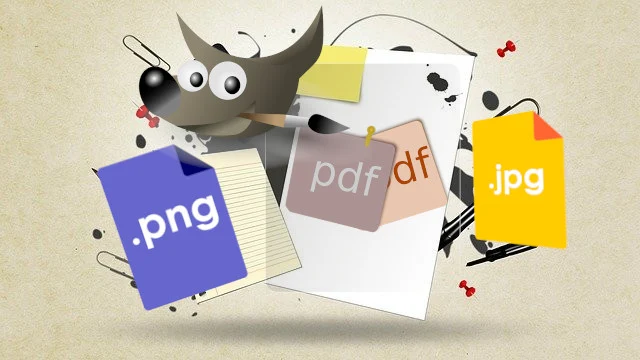 طريقة تحويل ملف PDF إلى صورة باستخدام GIMP