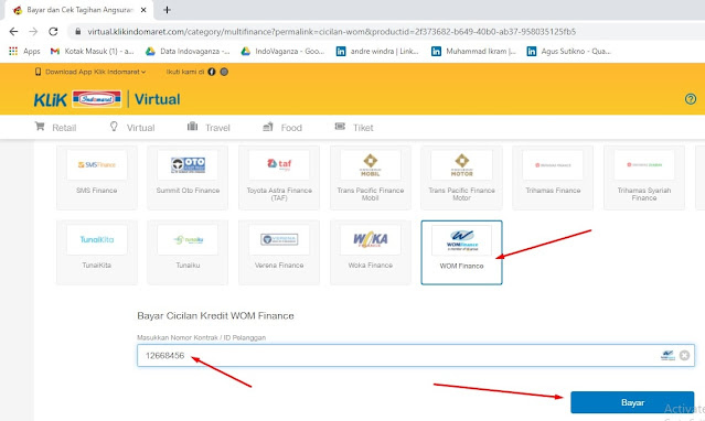 Cara cek angsuran wom finance