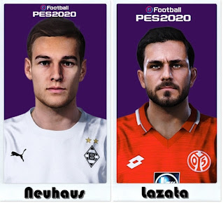 PES 2021 Faces Florian Neuhaus & Danny Latza by Shaft