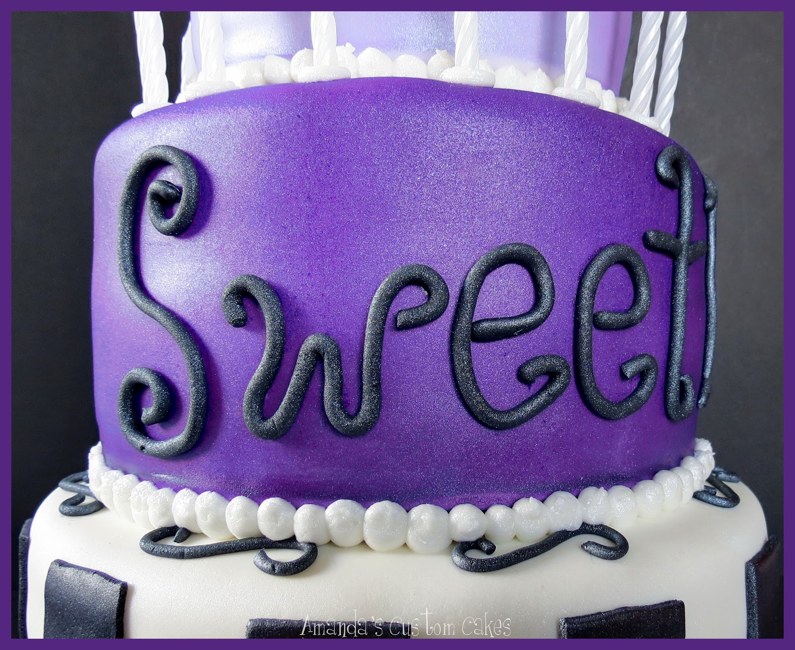 Amanda's Custom Cakes: Sweet 16 Cake