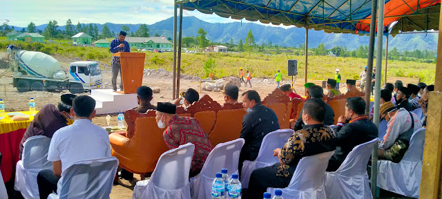 Gubernur Aceh Letakkan Batu Pertama Pembangunan Gedung Utama BMCC
