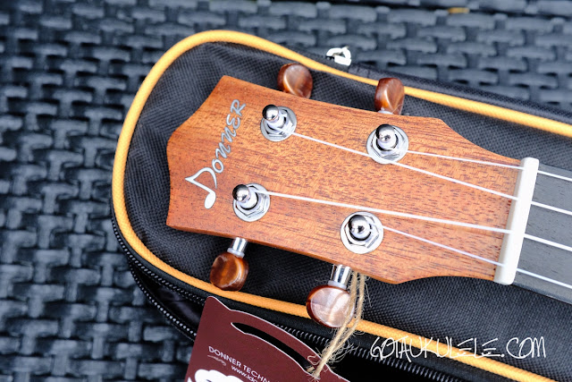 Donner DUC-1 Concert Ukulele headstock