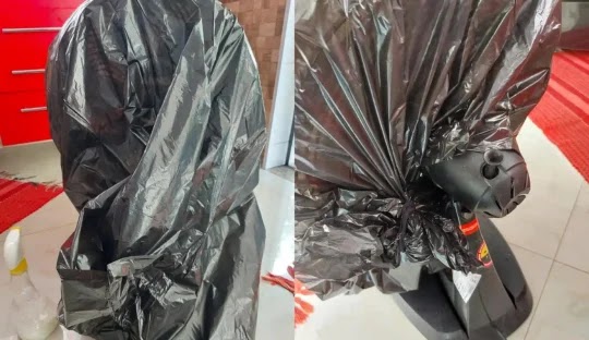 How to clean your fan in 5 minutes using a garbage bagHow to clean your fan in 5 minutes using a garbage bag