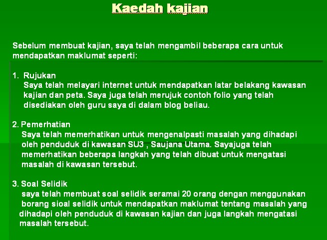 Kaedah Kajian Folio Sejarah Tingkatan 1