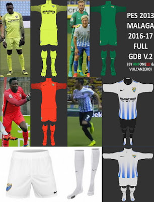 PES 2013 Malaga CF 2016-17 Full GDB V.2 BY ANTONELLI & VULCANZERO