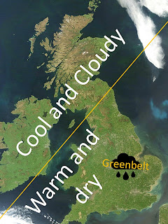 Cool and Cloudy for Scotland - Warm and Dry for England - Pouring rain for Greenbelt