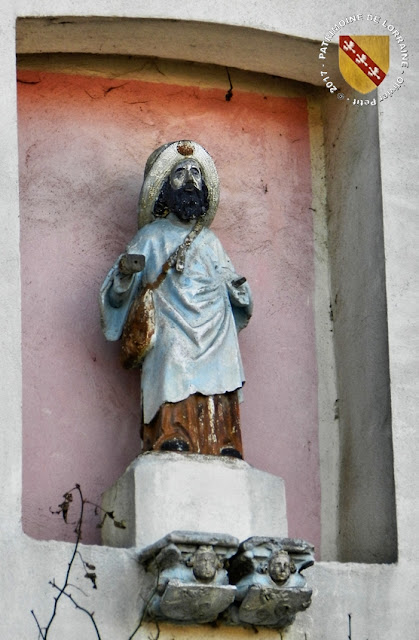 PULLIGNY (54) - Statue de Saint-Jacques (XVIe siècle)