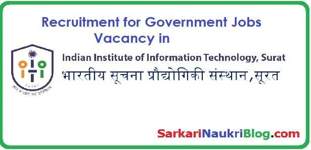 Government Jobs IIIT Surat