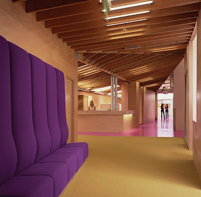 European Cool Modern Fashion Institute Colorful Campus Interior Design Ideas