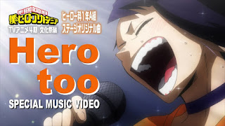 My Hero Academia clipe com apresentação musical da Turma 1-A