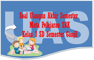 Soal UAS Mata Pelajaran SBK Kelas 3 SD Semester 1  Plus Kunci Jawaban