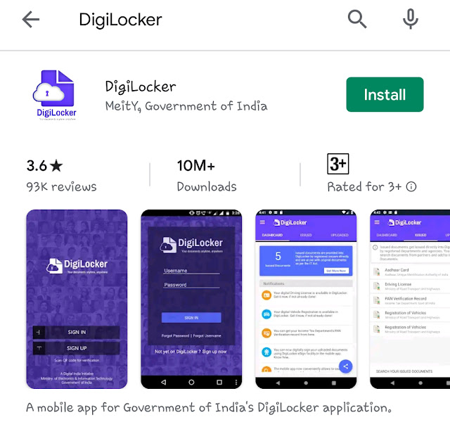 How to use of digilocker application? it benefit.