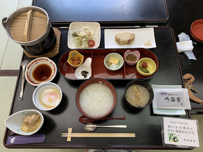 笹倉温泉の朝食