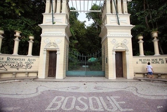 Bosque Rodriuges Alves, entrata principale - Belém do Parà, fonte: Pontos Turísticos De Belem