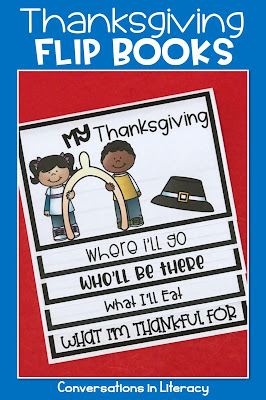 Thanksgiving writing flip book