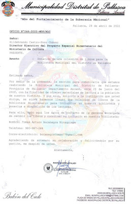 Documento de oficio