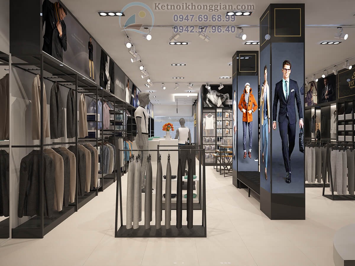 thiết kế shop quần áo thời trang cao cấp