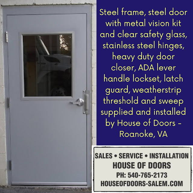 steel door and frame replacement