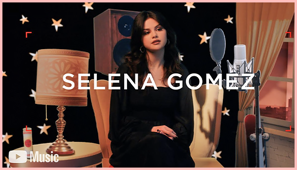 YouTube Music’s Artist Spotlight Stories shined on singer and actress Selena Gomez.