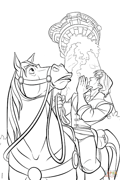 Click The Maximus And Flynn Coloring Pages To View Printable Version Or  Color It Online Patible With Ipad And Android Tablets
