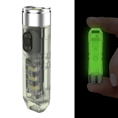 Led Flashlight Rechargeable 550 Lumens Luminous Mini Flashlight Led Waterproof Small Flashlight for Camping 7 Modes (luminous body)