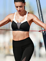 Adriana Lima Victoria’s Secret Sport Bra Photoshoot