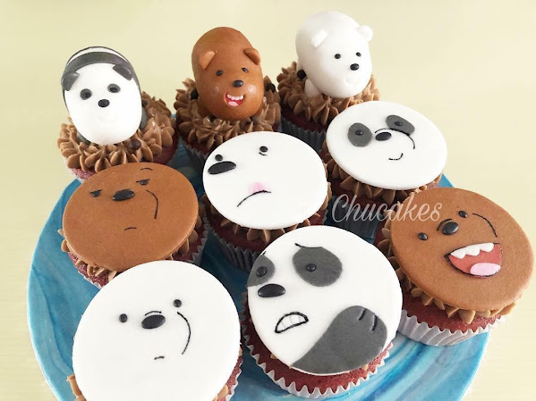 we bare bear cupcakes chucakes singapore