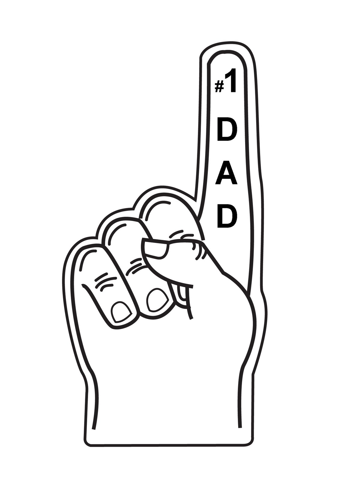 Number One Dad Coloring Pages 6