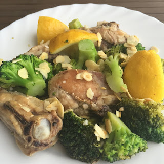 Pollo al limon con verduras