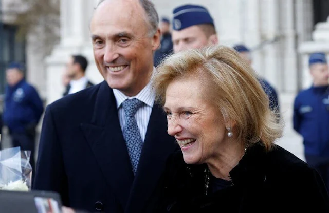 King Albert II and Queen Paola, Princess Astrid and Prince Lorenz, Prince Laurent and Princess Claire