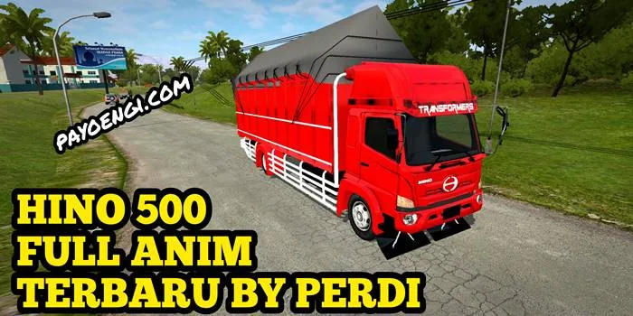 download mod bussid truck hino 500 full anim by perdi