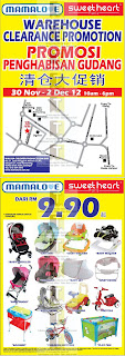 Mamalove Sweetheart Kids Products Warehouse Clearance Promo 2012