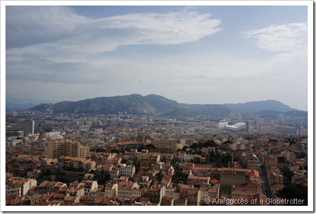 View of Marseille from Basilica of Notre Dame