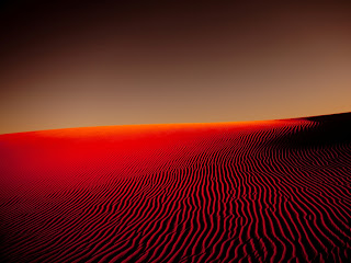 Nightfall in Desert