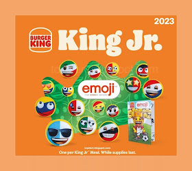 EMOJI SOCCER Burger King toys 2023 in kids King Jr meal - PLUSH stuffed toy