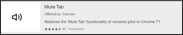 mute audio on tabs in your browser