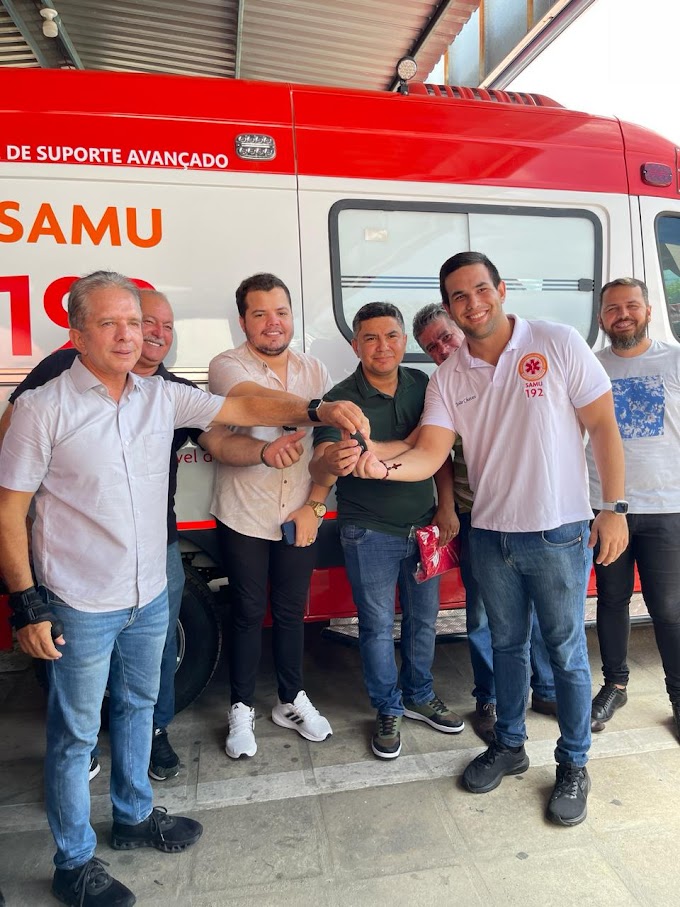  Prefeitura de Patos fortalece SAMU com 2 novas ambulâncias e equipamentos para atendimento emergencial