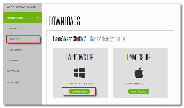 Cara Install Game Maker Studio 2 Pada Windows