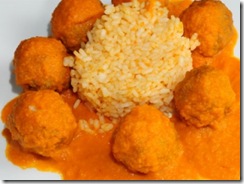 albondigas con arroz