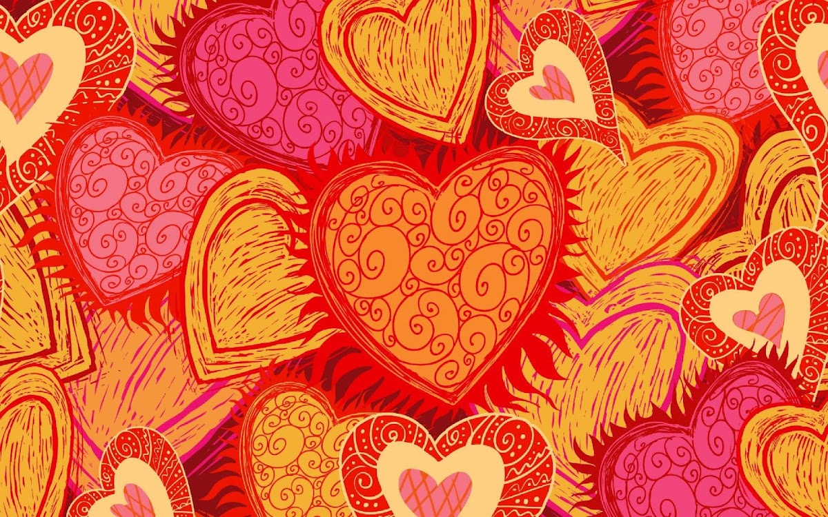 Heart Art Widescreen Wallpaper