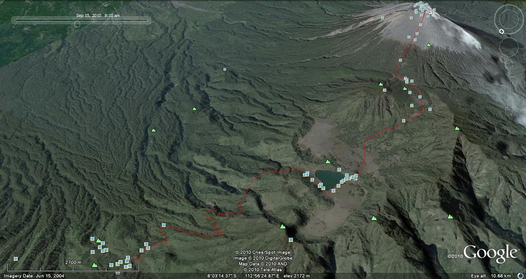 Jalur Pendakian Gunung Semeru Rute Menuju Puncak para 