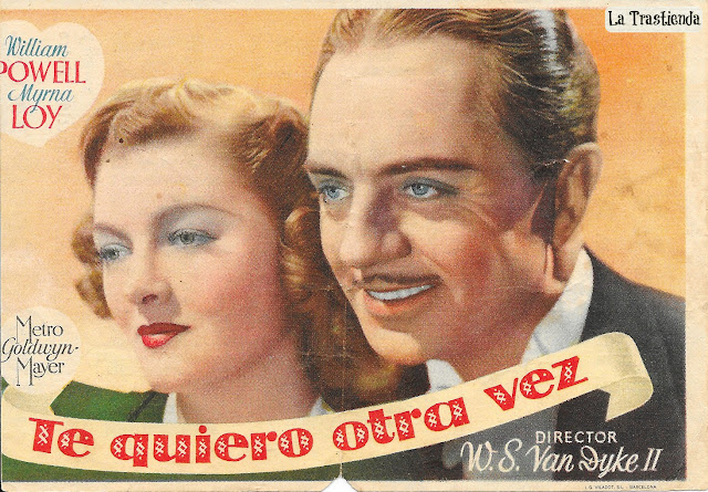 Programa de Cine - Te Quiero Otra Vez - William Powell - Myrna Loy