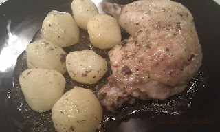 Pollo al horno con patatas